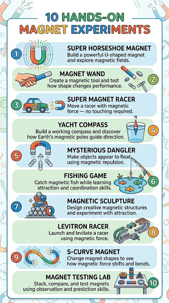 hands-on magnet experiments