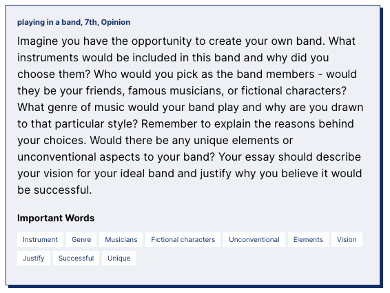 pressto writing prompt