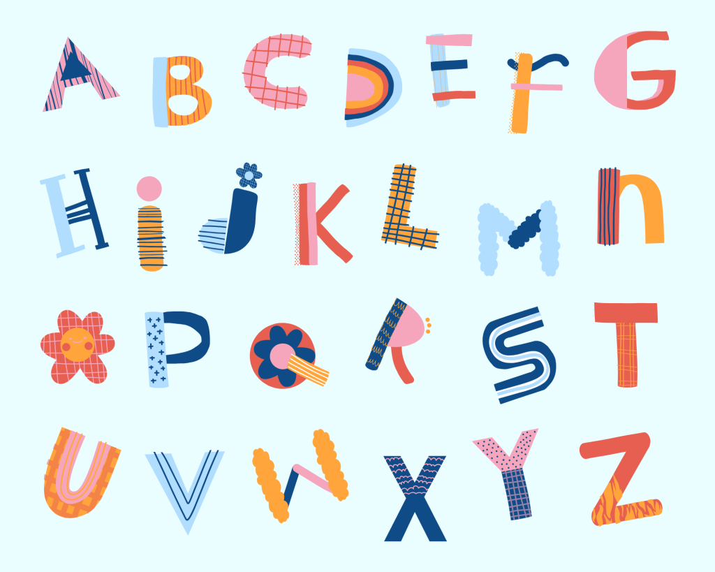 alphabet letters