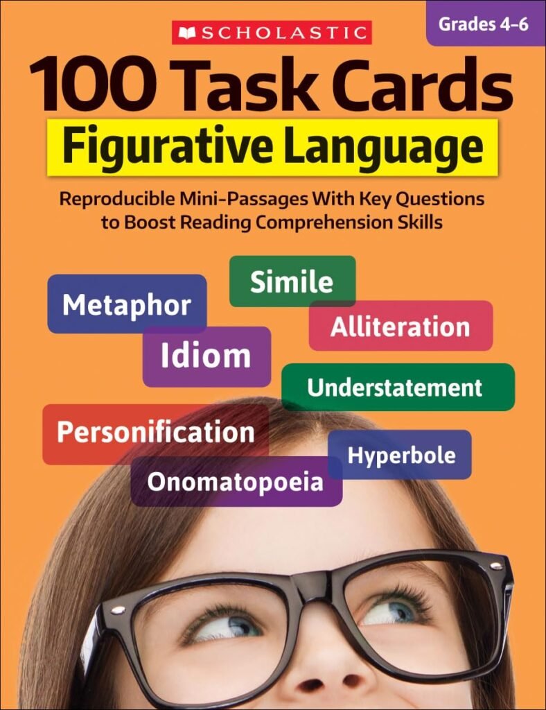100 task cards figurative language