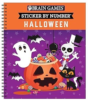 Brain Games sticker by number halloween