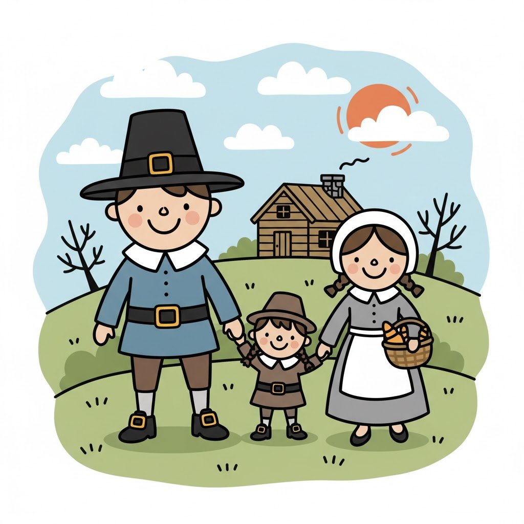 pilgrim family; pilgrims