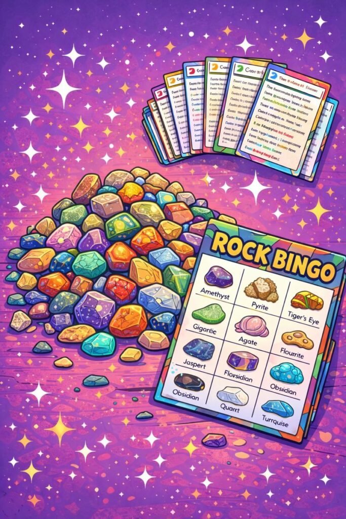 National Geographic Rock Bingo Game