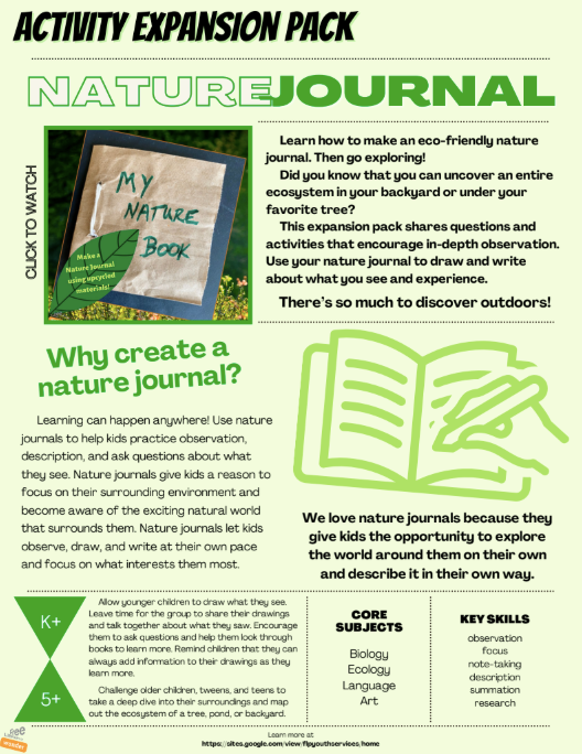 Nature Journal activity
