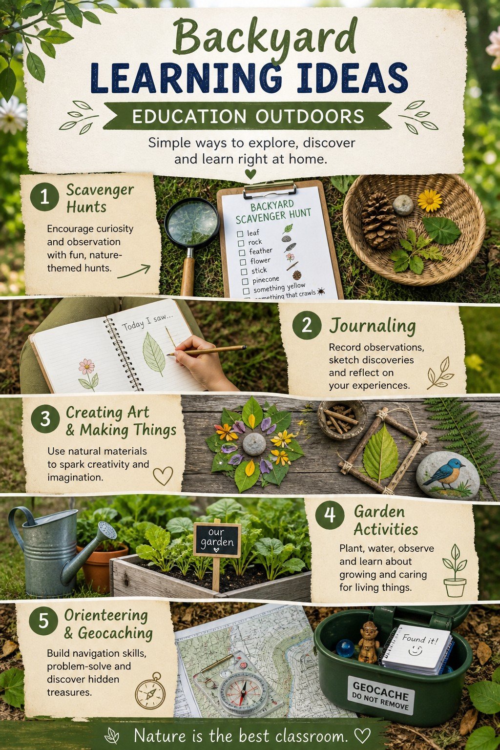 Education Outdoors: Backyard Learning Activities