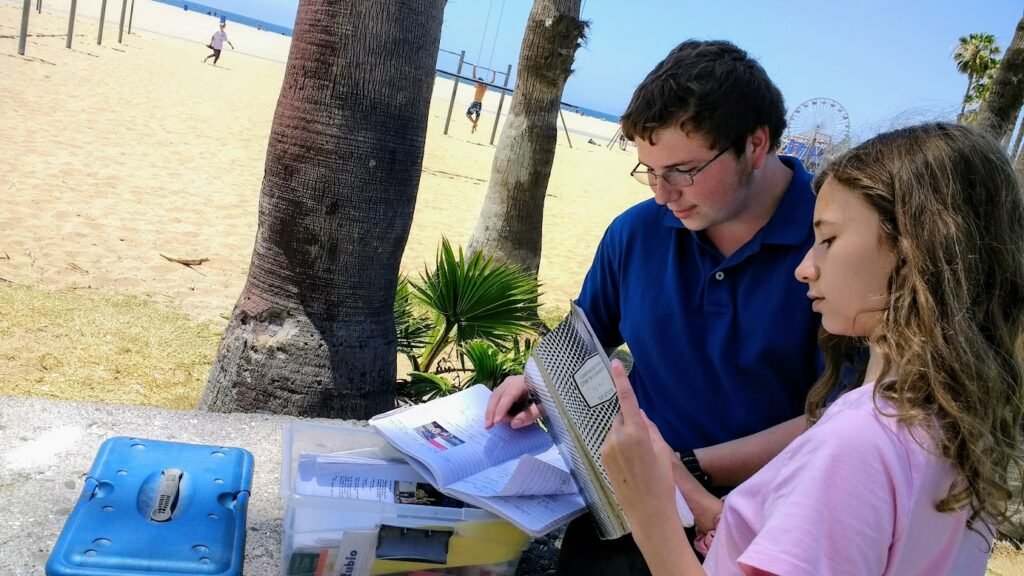 geocache, venice beach california