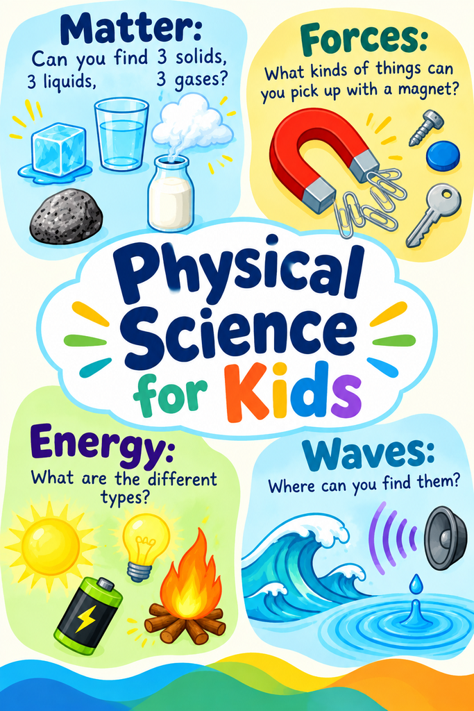 physical science for kids book series